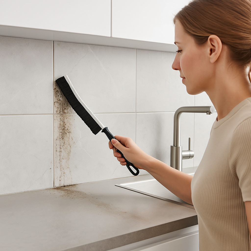 Multifunctional Gap & Crevice Cleaning Brush – Hard Bristle Household Tool for Windows, Corners, Sink Edges