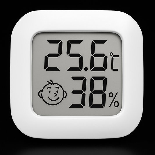 LCD Digital Thermometer & Hygrometer – Indoor Temperature & Humidity Monitor for Home, Baby Room, Car, Warehouse