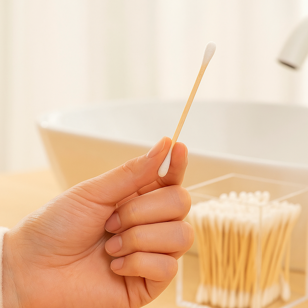 10–1000x Bamboo & Wooden Cotton Buds – Eco-Friendly, Biodegradable, Zero-Waste Makeup & Ear Cleaning Swabs