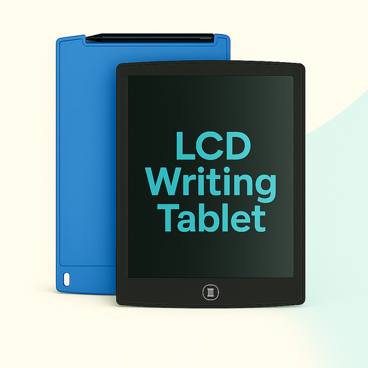 LCD Rainbow Writing Tablet for Kids – 8.5" or 12" Erasable Drawing Pad, Reusable Writing Board for Boys & Girls Ages 3–6