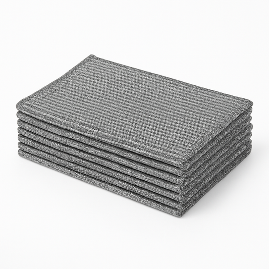 Multipurpose Wire Dishwashing Cloths – Scrubber Rags for Wet & Dry Cleaning (Non-Scratch, Reusable, 1–30pcs)