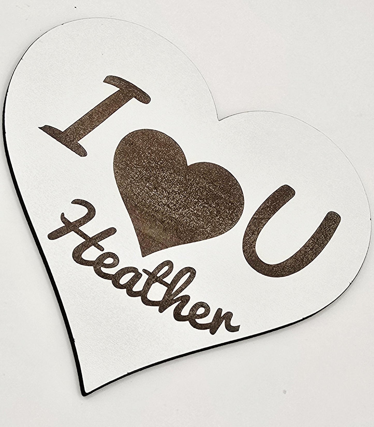 Personalised Valentines day Coasters Hearts. Gifts for Her/Him/They