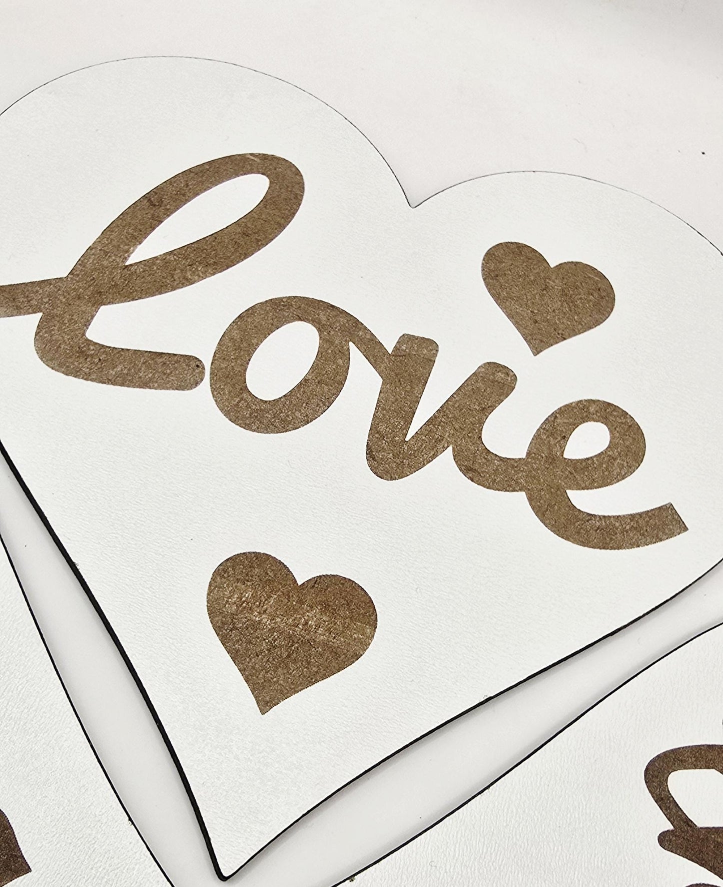 Personalised Valentines day Coasters Hearts. Gifts for Her/Him/They