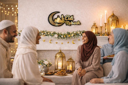 Ramadan Door Sign, Eid Mubarak Hanging Decoration Free standing or wall/door mounted